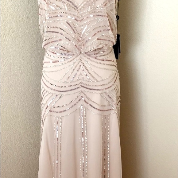 Special occasion gown party dress bridesmaids wedding guest dress art deco dress - Picture 16 of 16